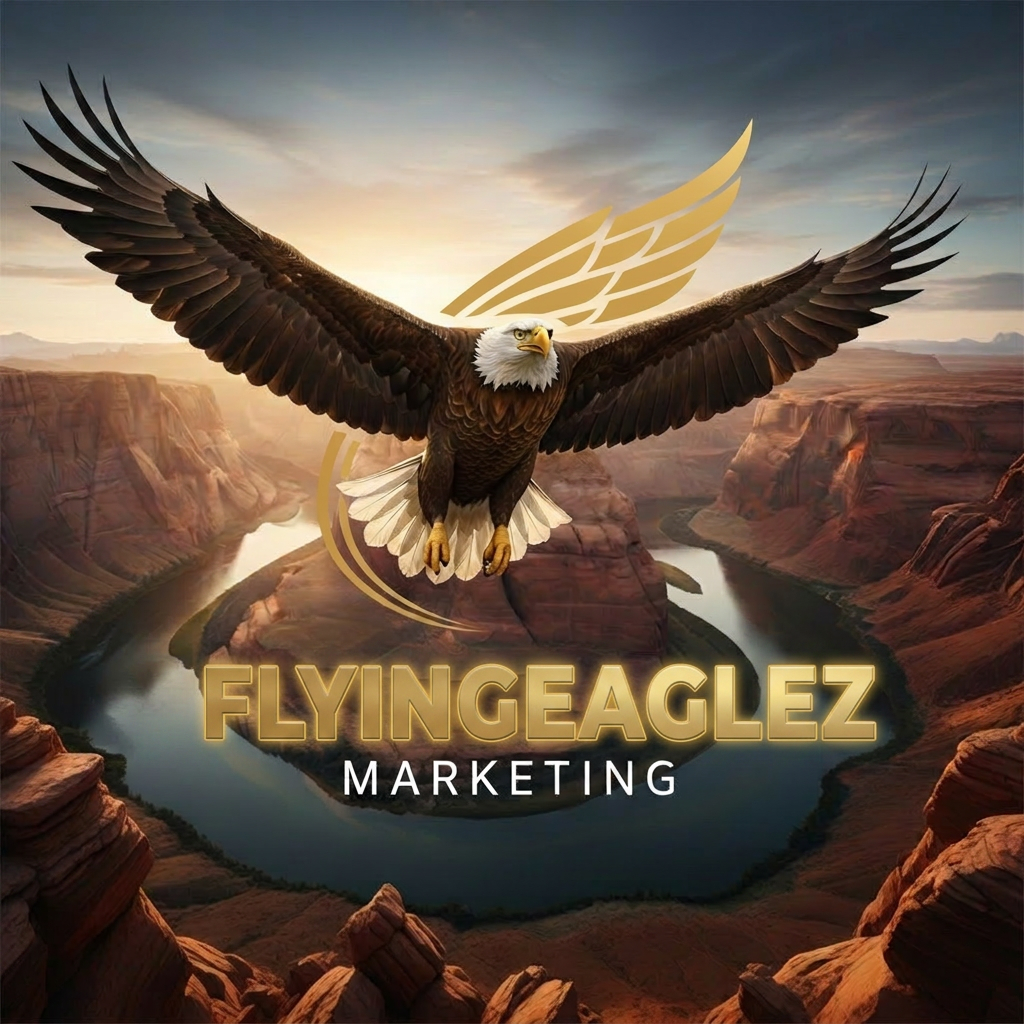 flyingeagle across the forest